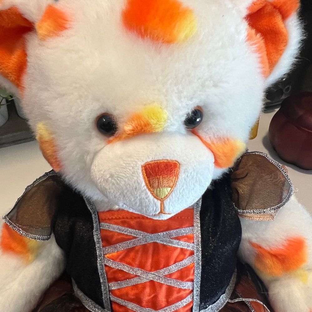 Build a Bear Candy Corn Teddy - Picture 2 of 9
